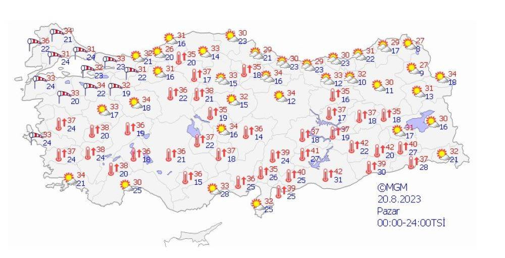 Meteoroloji il il açıkladı. Aşırı sıcaklar devam edecek mi? - Resim: 14